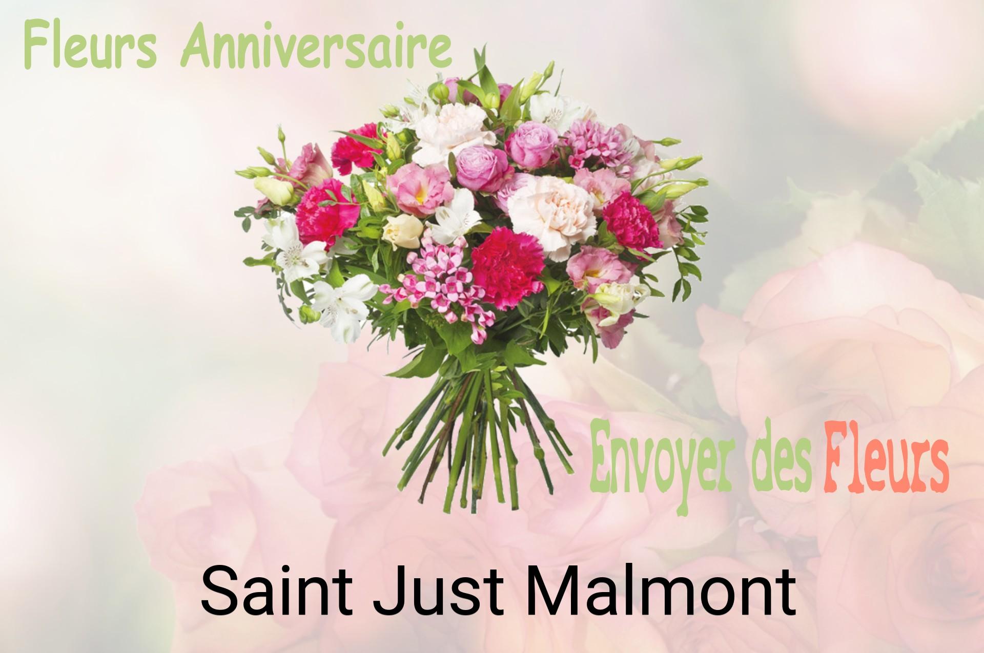 Bouquet de fleurs d’anniversaire livré à Saint-Just-Malmont